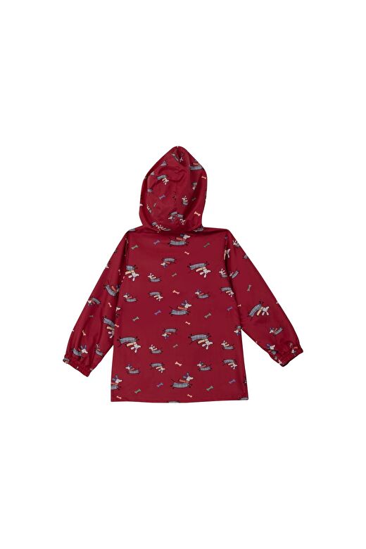 Unisex Çocuk Yaðmurluk - Bordo 3