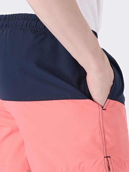 Slim Fit Orta Bel Kırmızı Erkek Deniz Şortu Cl1064120 2