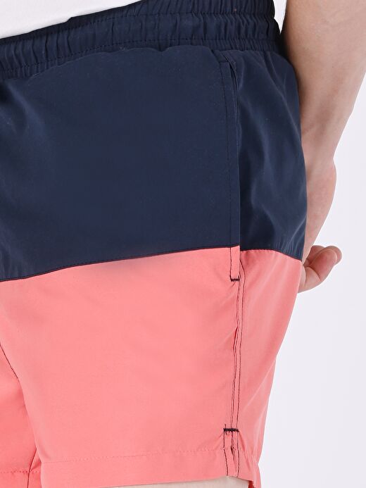 Slim Fit Orta Bel Kırmızı Erkek Deniz Şortu Cl1064120 4
