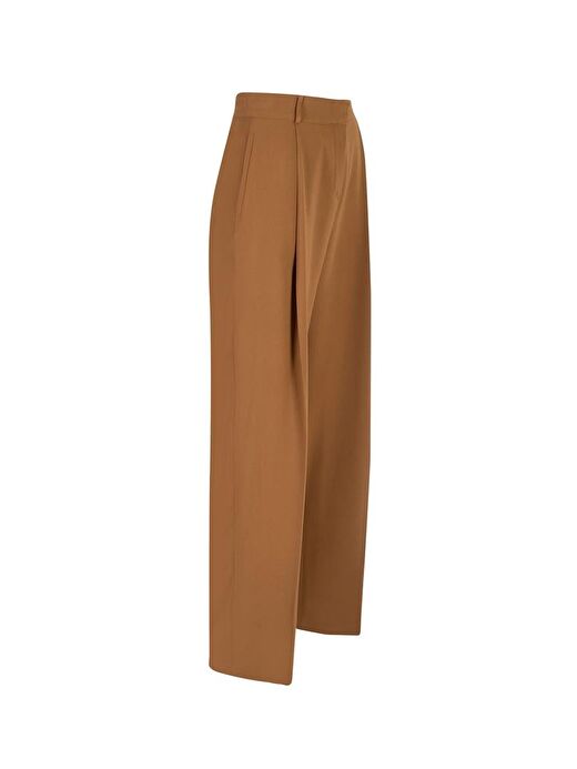 Bol Paça Krep Pantolon - Camel 4