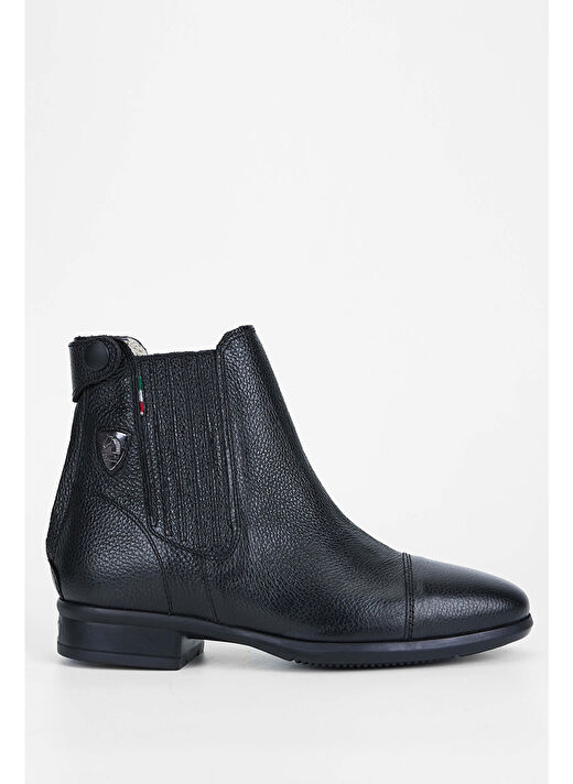 Tattini Unisex Hakiki Deri Siyah Binici Botu 1