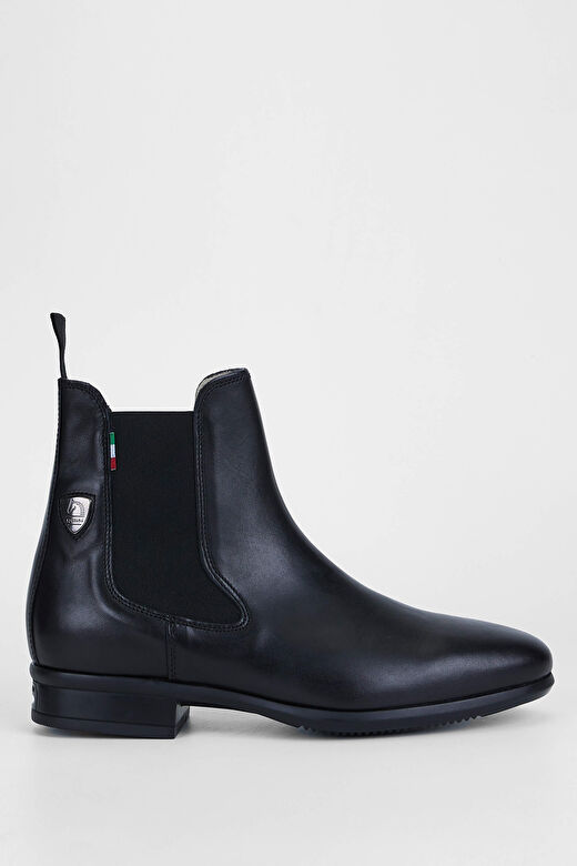 Tattini Unisex Hakiki Deri Siyah Binici Botu 1