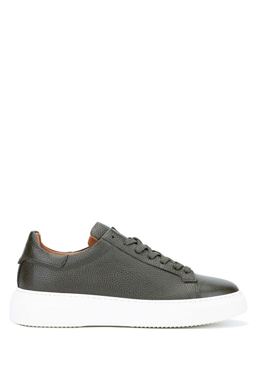 Tamer Tanca Erkek Hakiki Deri Yeşil Sneakers & Spor Ayakkabı 1