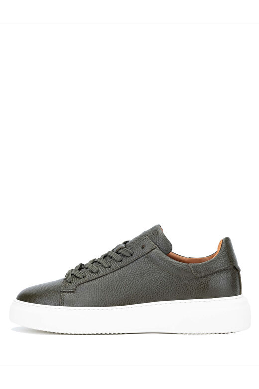 Tamer Tanca Erkek Hakiki Deri Yeşil Sneakers & Spor Ayakkabı 2