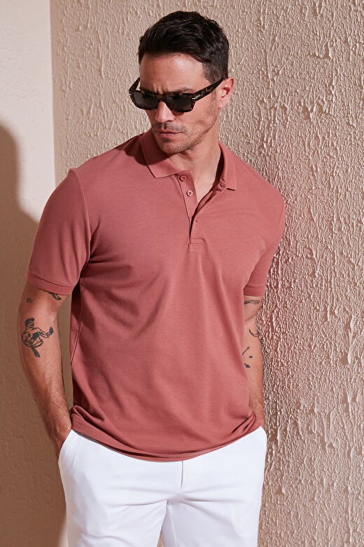 Buratti % 100 Pamuk Regular Fit Düğmeli Polo Yaka T Shirt Erkek 5902127 1