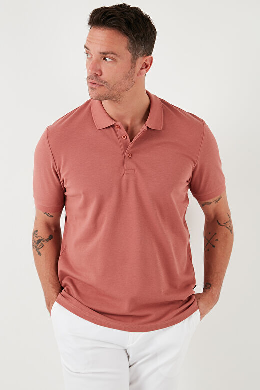 Buratti % 100 Pamuk Regular Fit Düğmeli Polo Yaka T Shirt Erkek 5902127 3