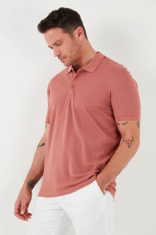 Buratti % 100 Pamuk Regular Fit Düğmeli Polo Yaka T Shirt Erkek 5902127 4