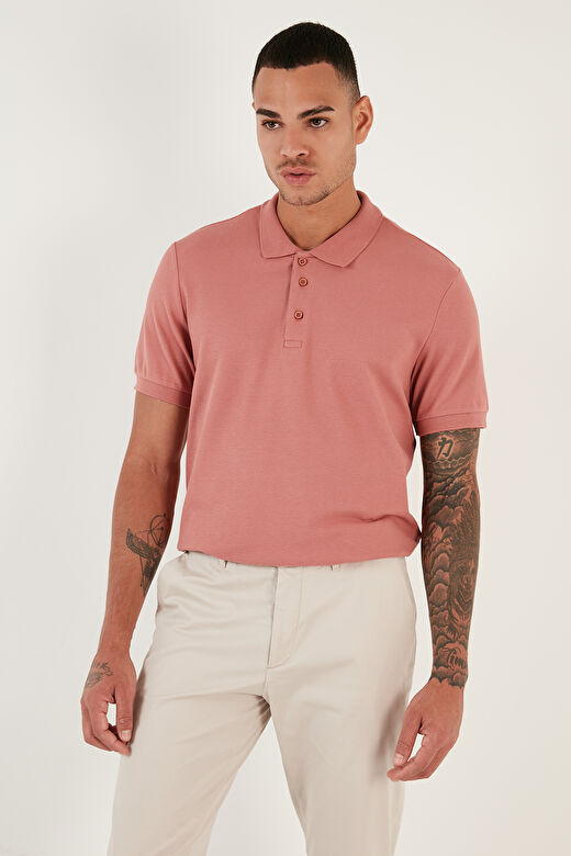 Buratti % 100 Pamuk Regular Fit Düğmeli Polo Yaka T Shirt Erkek POLO YAKA T SHİRT 5902127 3