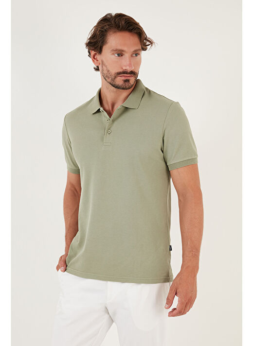 Buratti % 100 Pamuk Regular Fit Düğmeli Polo Yaka T Shirt Erkek POLO YAKA T SHİRT 5902127 3