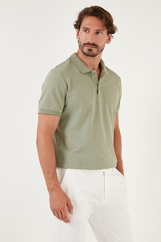 Buratti % 100 Pamuk Regular Fit Düğmeli Polo Yaka T Shirt Erkek POLO YAKA T SHİRT 5902127 4