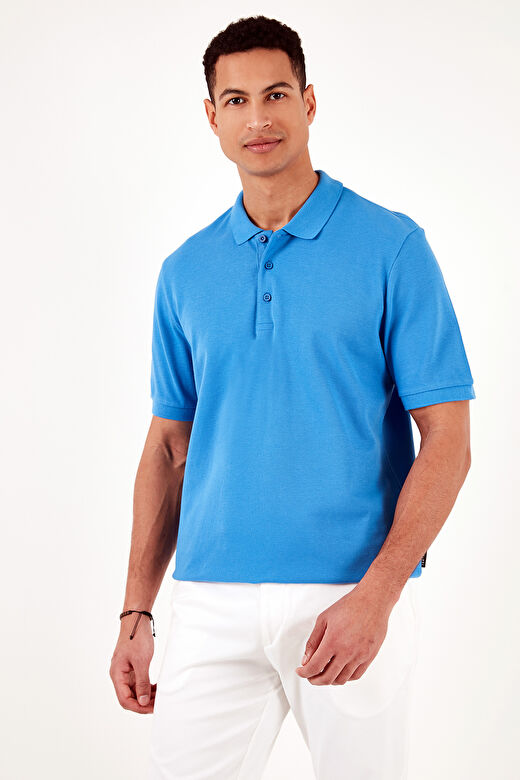 Buratti % 100 Pamuk Regular Fit Düğmeli Polo Yaka T Shirt Erkek 5902127 3