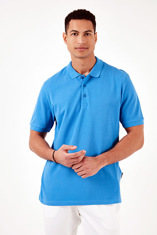 Buratti % 100 Pamuk Regular Fit Düğmeli Polo Yaka T Shirt Erkek 5902127 4