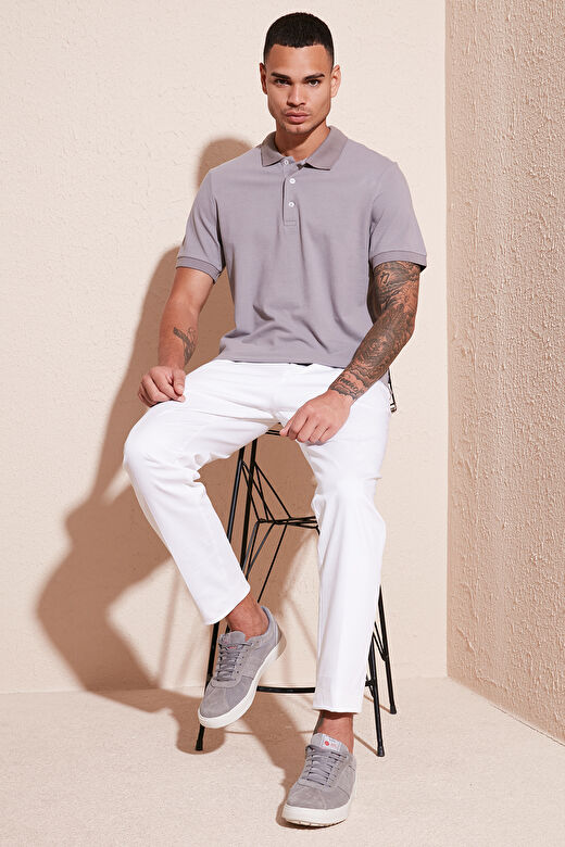 Buratti % 100 Pamuk Regular Fit Düğmeli Polo Yaka T Shirt Erkek POLO YAKA T SHİRT 5902127 2