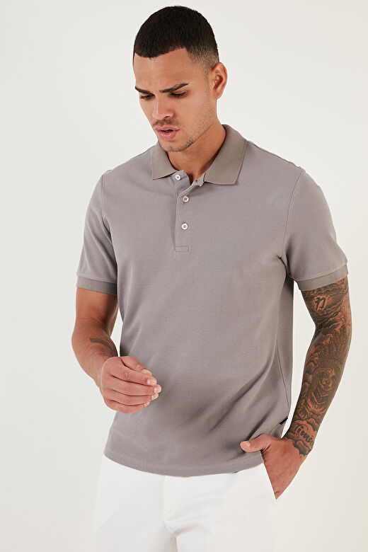 Buratti % 100 Pamuk Regular Fit Düğmeli Polo Yaka T Shirt Erkek POLO YAKA T SHİRT 5902127 3