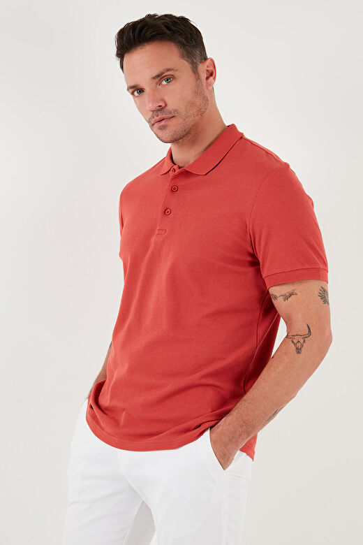 Buratti % 100 Pamuk Regular Fit Düğmeli Polo Yaka T Shirt Erkek POLO YAKA T SHİRT 5902127 3