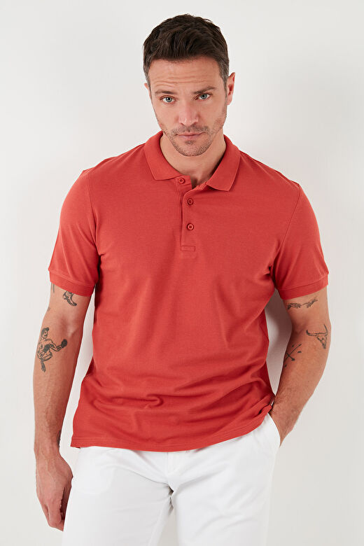 Buratti % 100 Pamuk Regular Fit Düğmeli Polo Yaka T Shirt Erkek POLO YAKA T SHİRT 5902127 4