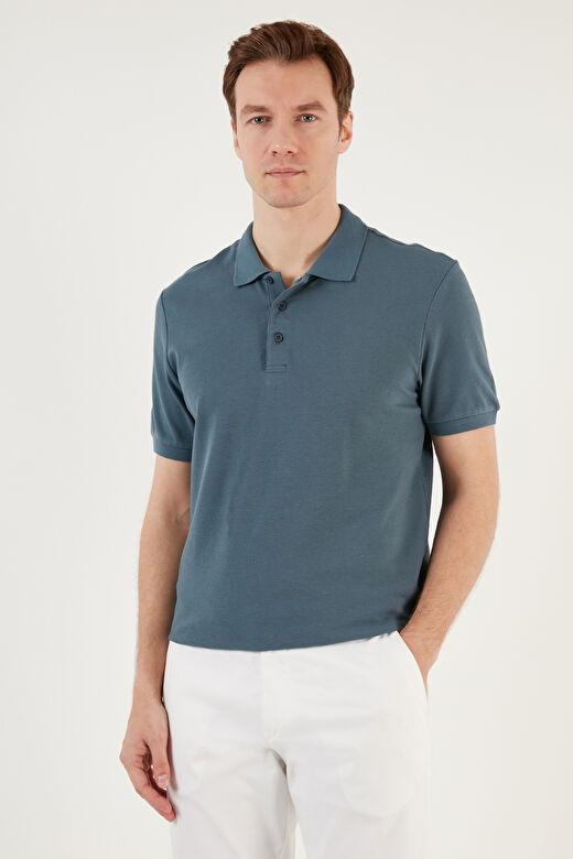 Buratti % 100 Pamuk Regular Fit Düğmeli Polo Yaka T Shirt Erkek POLO YAKA T SHİRT 5902127 2