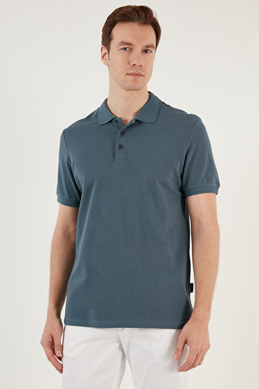 Buratti % 100 Pamuk Regular Fit Düğmeli Polo Yaka T Shirt Erkek POLO YAKA T SHİRT 5902127 3