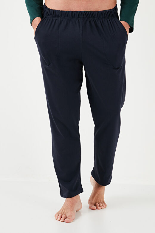 Buratti Pamuklu Beli Lastikli Regular Fit Uzun Kollu Pijama Takımı Erkek PİJAMA TAKIMI 6572008 4