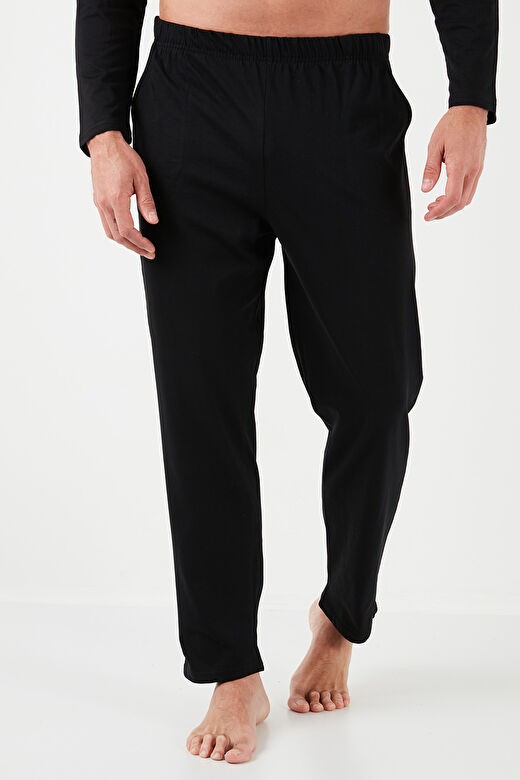 Buratti Pamuklu Beli Lastikli Regular Fit Uzun Kollu Pijama Takımı Erkek PİJAMA TAKIMI 6572008 4