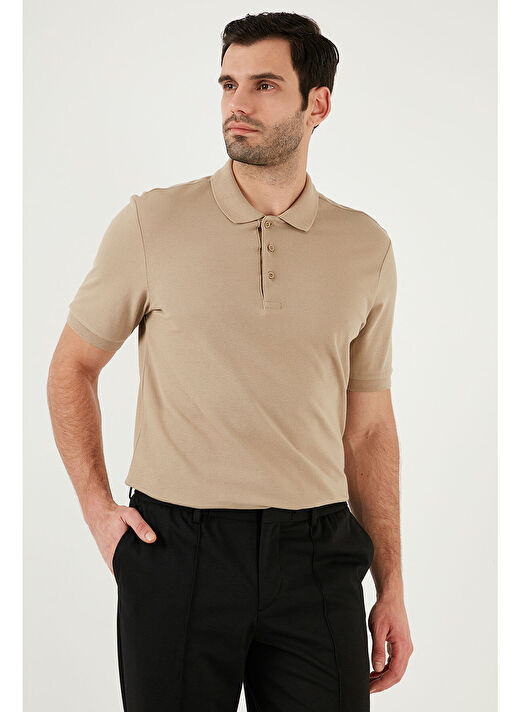 Buratti Pamuklu Regular Fit Düğmeli Polo Yaka T Shirt Erkek POLO YAKA T SHİRT 5902127 4