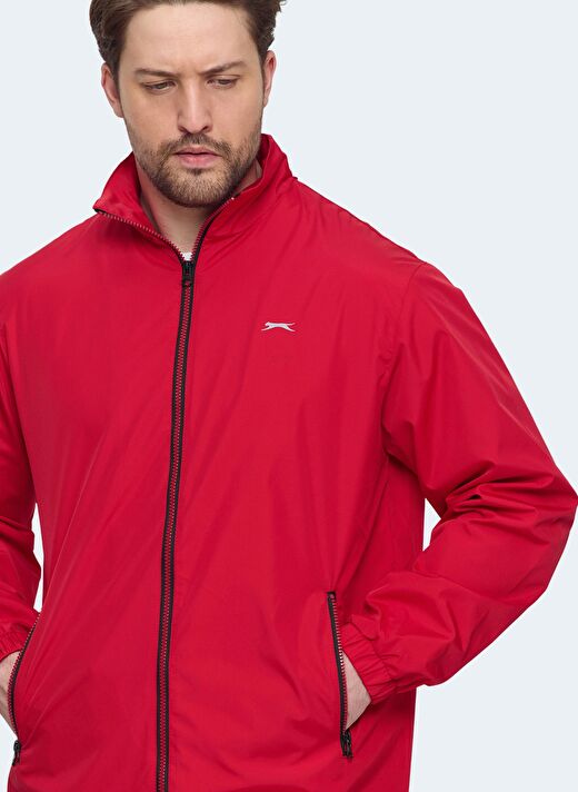 Slazenger RAREN Erkek Yağmurluk Kırmızı 4