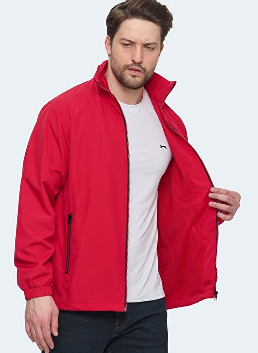 Slazenger RAREN Erkek Yağmurluk Kırmızı 3