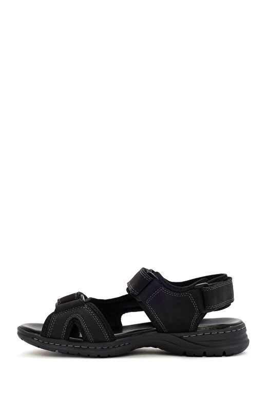 Derimod Siyah Erkek Nubuk Sandalet 24SFD6941V3 2