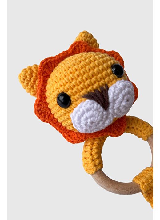 Amigurumi Aslan Çıngırak Sarı 2