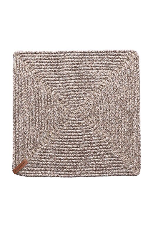 Cesta El Yapımı Örgü Natural Kare Supla 32x32 4009 1