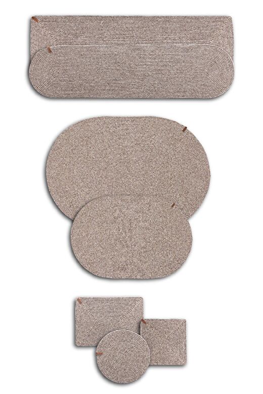 Cesta El Yapımı Örgü Natural Kare Supla 32x32 4009 4