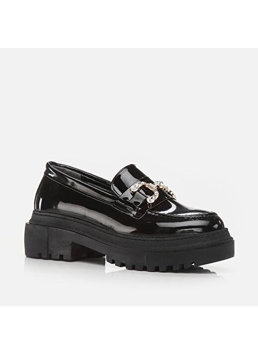 Siyah Kadın Loafer  2