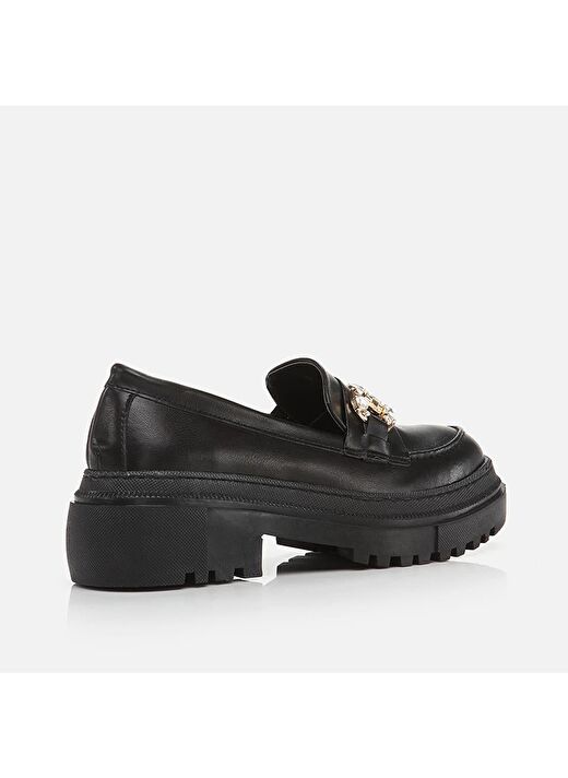 Yaya by Hotiç Siyah Kadın Loafer 01AYY282130A100 4