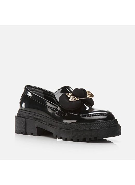 Siyah Kadın Loafer 2