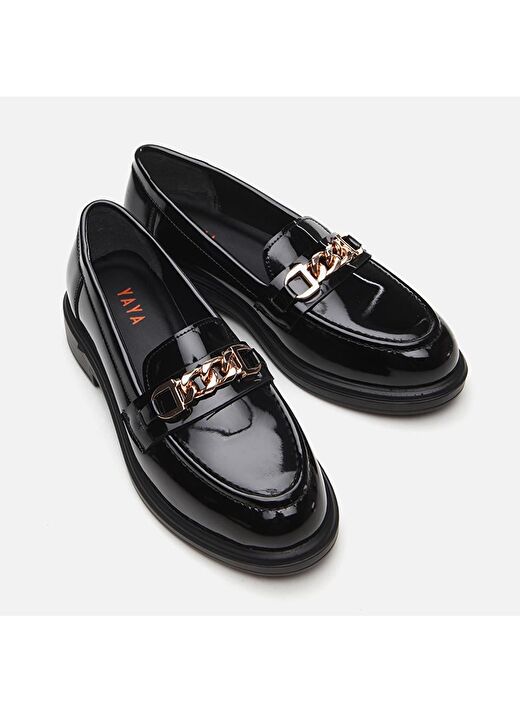 Yaya by Hotiç Siyah Kadın Loafer 01AYY294800A100 4