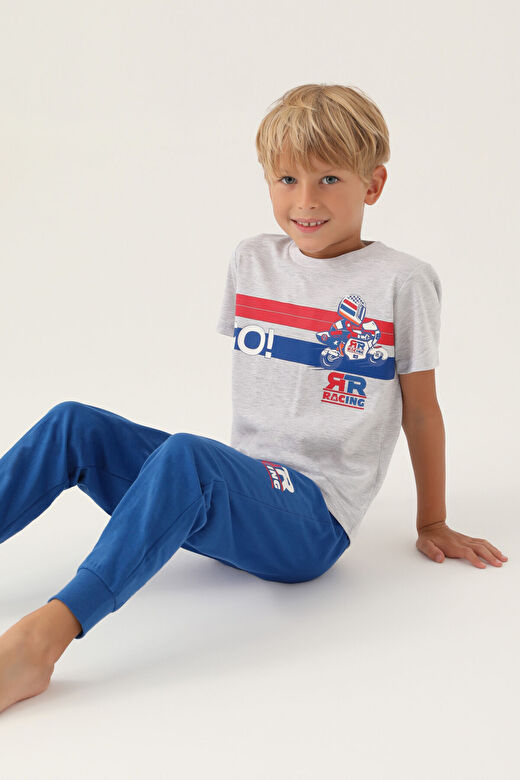 RolyPoly Go Kar Melanj Erkek Çocuk Pijama Takımı 2