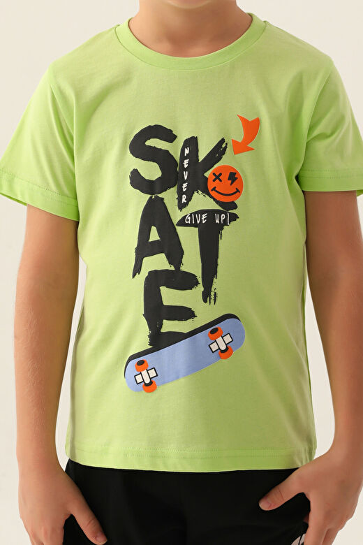 RolyPoly Skate Sarı Erkek Çocuk Pijama Takımı 4