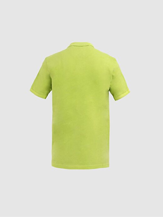 Soluk Efektli Polo Yaka T-shırt 2