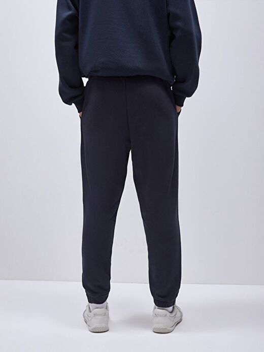 Düz Jogger Lacivert Eşofman 3