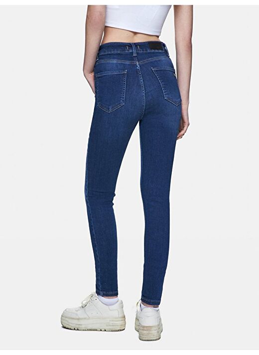 Marcella X Dar Paça Yüksek Bel Jean Pantolon 3