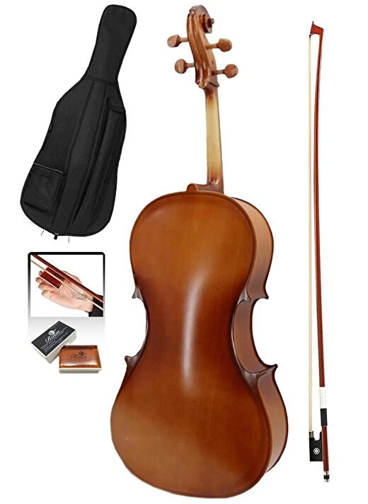 Midex GT-224 Profesyonel Üst Kalite Masif Ağaç Çello Viyolonsel 2