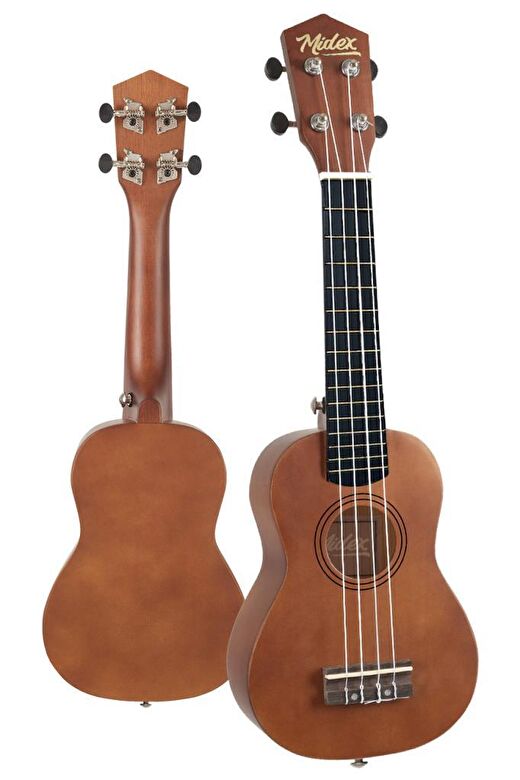 Midex UKX-233M Maun Concert Ukulele (Askı Çanta Metod Pena) 3