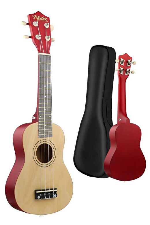 Midex UKX-233NT Naturel Concert Ukulele (Askı Çanta Metod Pena) 2