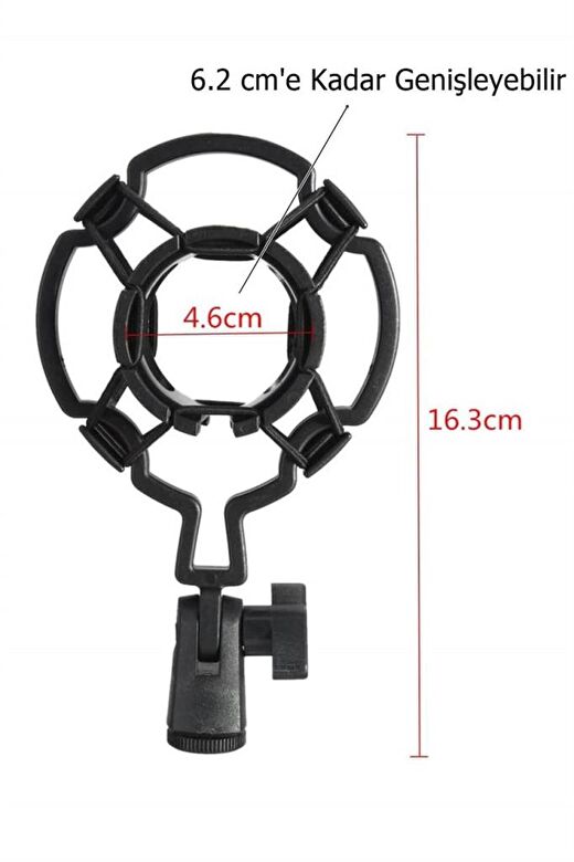 Lastvoice PSM-100 Stüdyo Mikrofon Tutucu Plastik Shock Mount 2