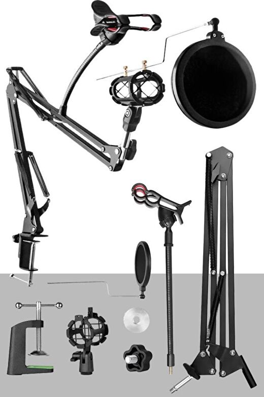 Lastvoice Set-01 - Mikrofon standı + Shock Mount + Pop Filter 2