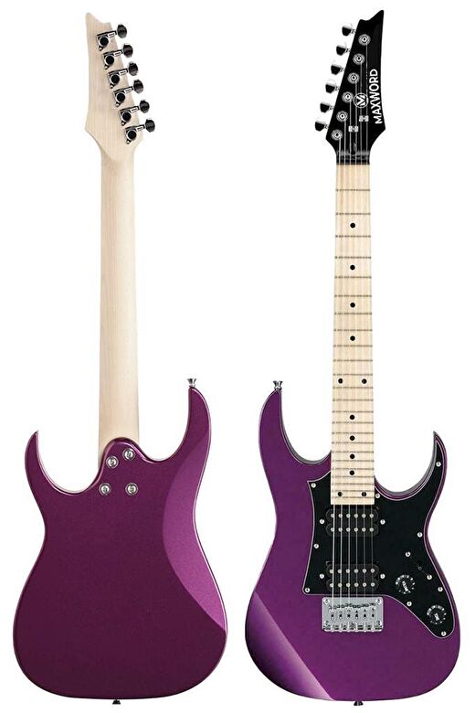 Maxword DE-150PU Maple Klavye HH Manyetik Yüksek Kaliteli Elektro Gitar Seti 4