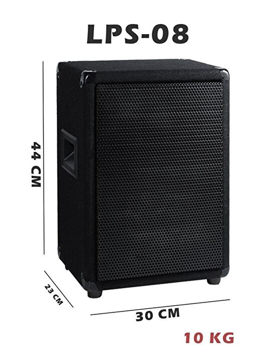 Lastvoice LPS-08 Ahşap Profesyonel Kabin Hoparlör 8'' 350W 4