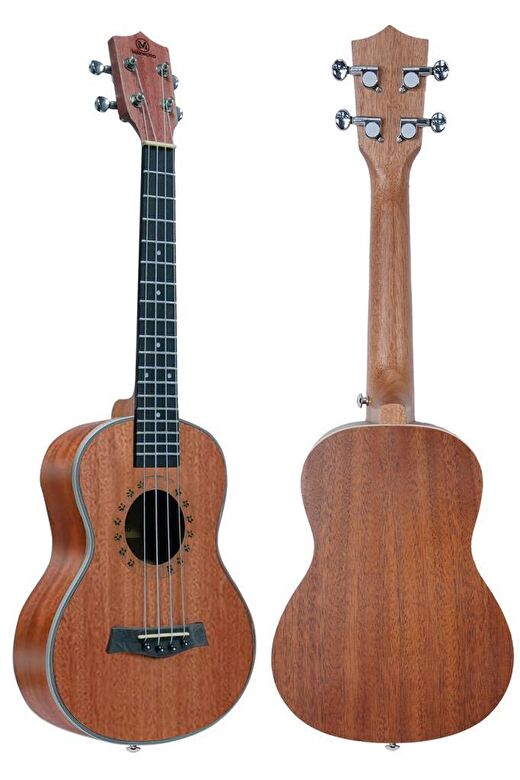 Maxword MU-26 PRO Yüksek Kaliteli Maun Tenor Ukulele Seti 4