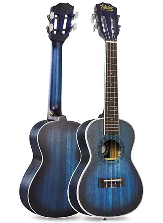 Midex CN-23 Yüksek Kaliteli Masif Ağaç Concert Ukulele Seti 4