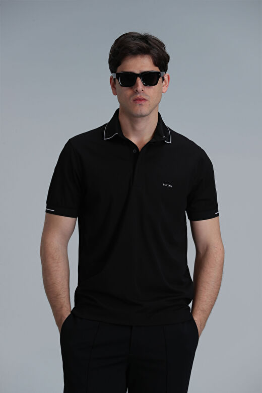 Tylor Smart Erkek Polo Tişört Siyah 1